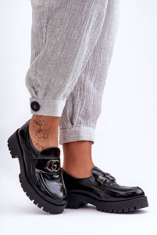 Stilīgi apavi ar ornamentiem Melns Rosefalls Stilīgi apavi ar ornamentiem Melns Rosefalls