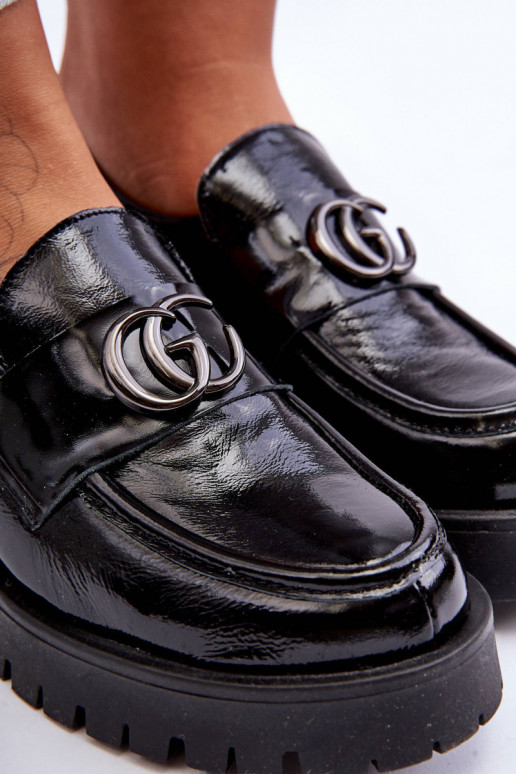 Stilīgi apavi ar ornamentiem Melns Rosefalls Stilīgi apavi ar ornamentiem Melns Rosefalls