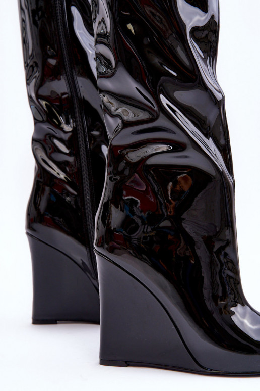 Laque garie zābaki  Melns Delinn Laque garie zābaki  Melns Delinn