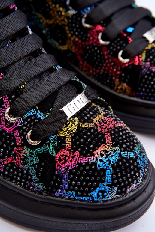 sporta apavi ar platformu  GOE MM2N4009 Melns