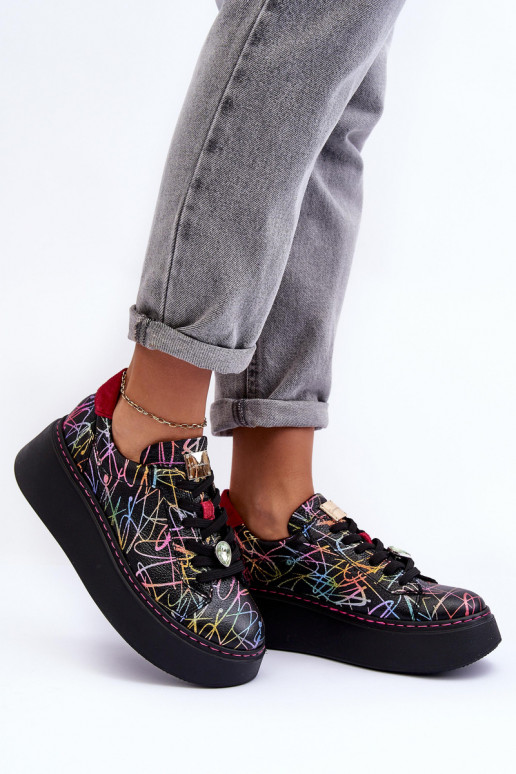   sporta apavi ar platformu  06191-39 Dažādu krāsu