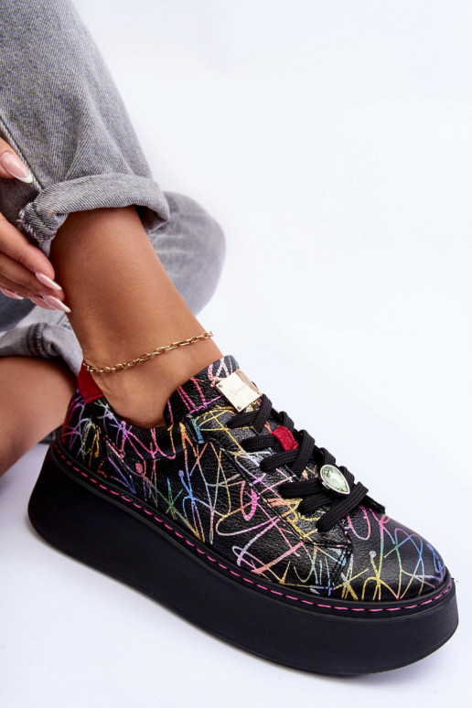   sporta apavi ar platformu  06191-39 Dažādu krāsu