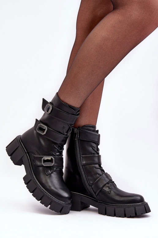 zābaki Sieviešu puszābaki Melns S.Barski MR870-62