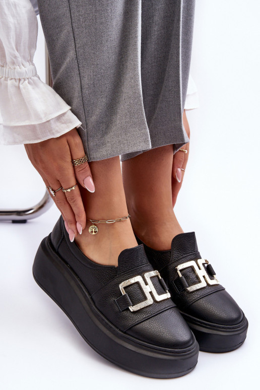   apavi  ar platformu Melns  3398/2