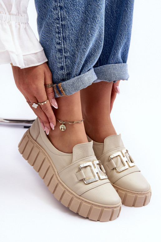 apavi  ar platformu smilšu krāsas  3398   apavi  ar platformu smilšu krāsas  3398