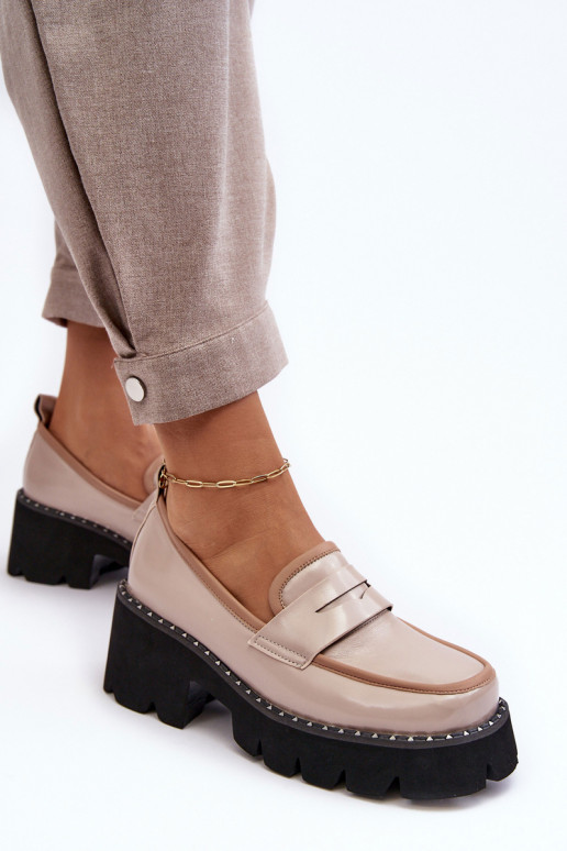 Mokasīni D&A MR870-32 smilšu krāsas    Mokasīni D&A MR870-32 smilšu krāsas