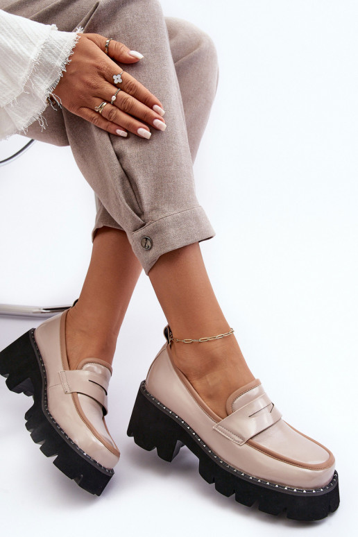 Mokasīni D&A MR870-32 smilšu krāsas    Mokasīni D&A MR870-32 smilšu krāsas