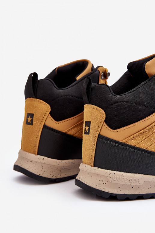 Siltināti pārgājienu zābaki brūnas krāsas Big Star MM274479  Siltināti pārgājienu zābaki brūnas krāsas Big Star MM274479