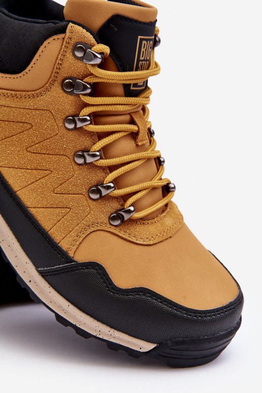 Siltināti pārgājienu zābaki brūnas krāsas Big Star MM274479  Siltināti pārgājienu zābaki brūnas krāsas Big Star MM274479