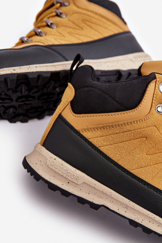 Siltināti pārgājienu zābaki brūnas krāsas Big Star MM274479  Siltināti pārgājienu zābaki brūnas krāsas Big Star MM274479