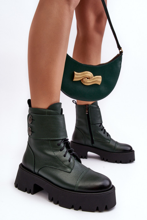   Augsti jāšanas zābaki Zaļas krāsas Lemar Anceria