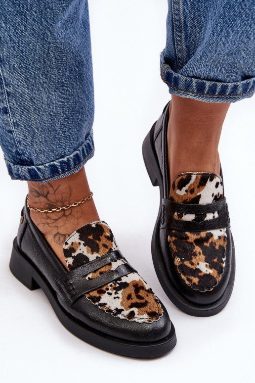 apavi sieviešu mokasīni  06250-01 Melns   apavi sieviešu mokasīni  06250-01 Melns