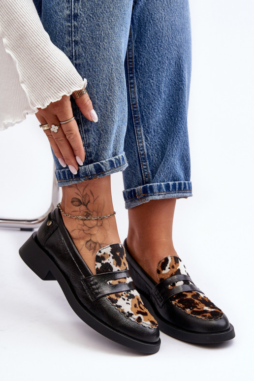 apavi sieviešu mokasīni  06250-01 Melns   apavi sieviešu mokasīni  06250-01 Melns