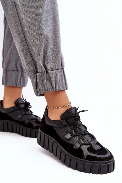    sporta apavi ar platformu M01/1 Zazoo Melns