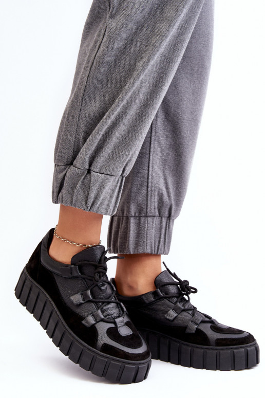    sporta apavi ar platformu M01/1 Zazoo Melns