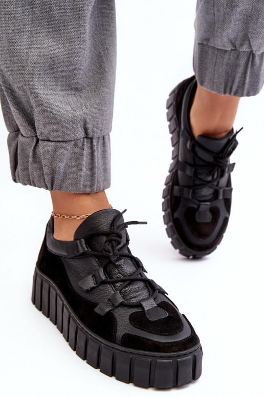    sporta apavi ar platformu M01/1 Zazoo Melns