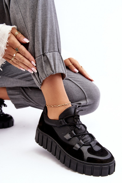    sporta apavi ar platformu M01/1 Zazoo Melns