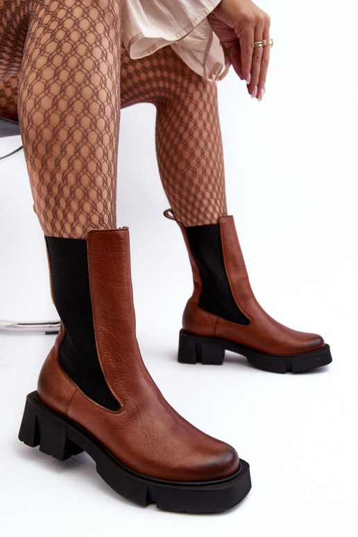 Puszābaki Laura Messi 2693/229 brūnas krāsas