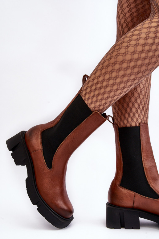 Puszābaki Laura Messi 2693/229 brūnas krāsas