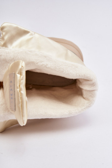 sniega apavi  ar masīvu zoli ar rāvējslēdzējiem GOE MM2N4079 smilšu krāsas 2