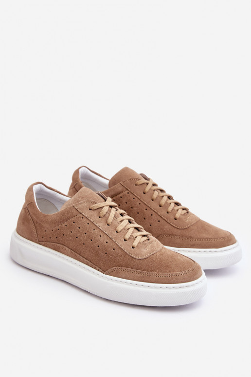 sporta apavi zamšādas Zazoo 1544 smilšu krāsas  sporta apavi zamšādas Zazoo 1544 smilšu krāsas