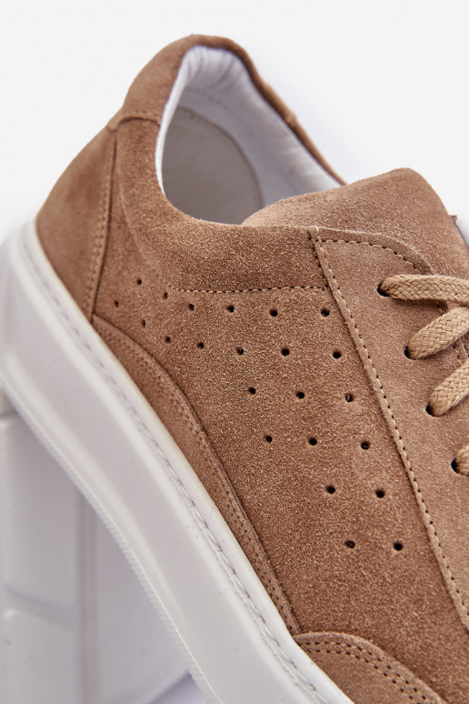 sporta apavi zamšādas Zazoo 1544 smilšu krāsas  sporta apavi zamšādas Zazoo 1544 smilšu krāsas