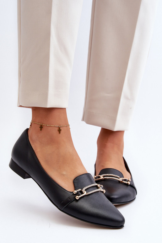 Zazoo 2885 Balerīnas  ar ornamentiem Melns