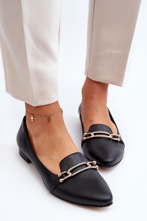 Zazoo 2885 Balerīnas  ar ornamentiem Melns