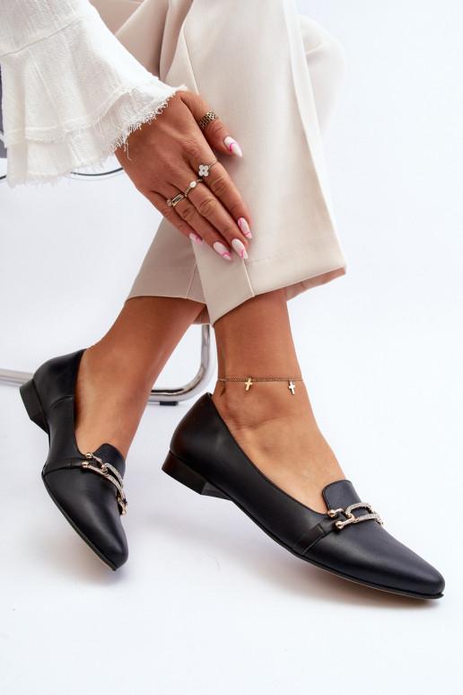 Zazoo 2885 Balerīnas  ar ornamentiem Melns