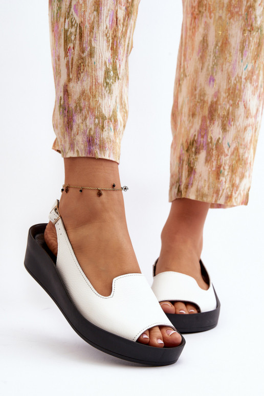 Zazoo 2893 Sieviešu basenes   na j Podeszwie baltas krāsas Zazoo 2893 Sieviešu basenes   na j Podeszwie baltas krāsas