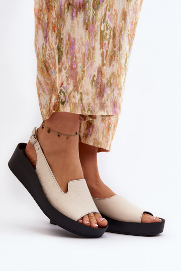 Zazoo 2893 Sieviešu basenes   na j Podeszwie Ziloņkaula krāsas 2