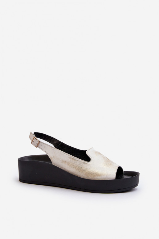 Zazoo 2893 Sieviešu basenes   na j Podeszwie Zelta krāsas Przecierany Zazoo 2893 Sieviešu basenes   na j Podeszwie Zelta krāsas Przecierany