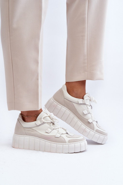    sporta apavi ar platformu M01/1 Zazoo Ziloņkaula krāsas