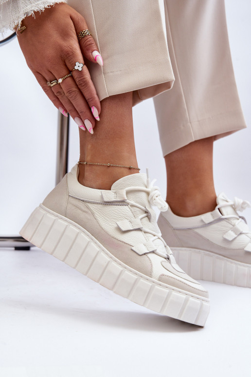    sporta apavi ar platformu M01/1 Zazoo Ziloņkaula krāsas