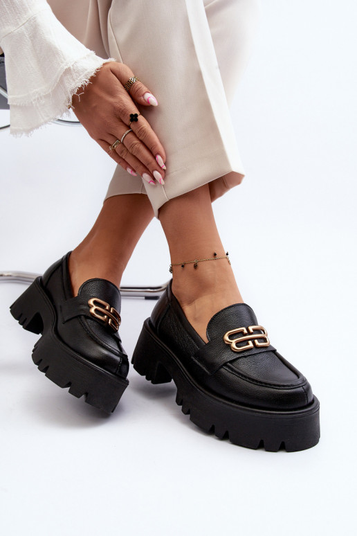 Zazoo 20164  Mokasīni no dabīgas ādas Melns Zazoo 20164  Mokasīni no dabīgas ādas Melns