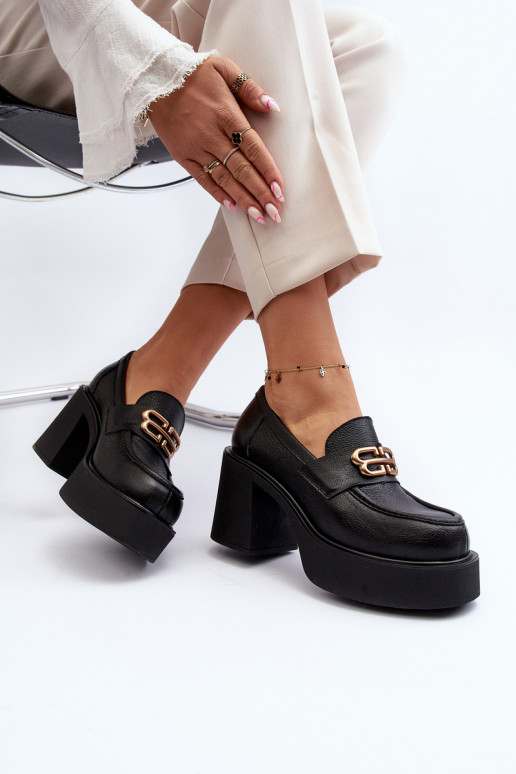 Zazoo 20170 apavi    ar papēdi Melns Zazoo 20170 apavi    ar papēdi Melns