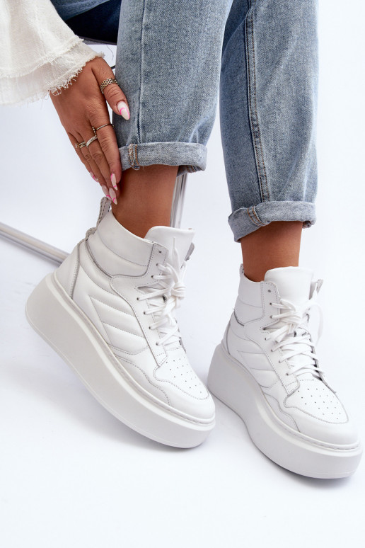 Zazoo 3392/X    sporta apavi ar platformu baltas krāsas