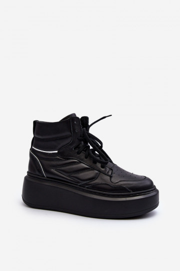 Zazoo 3392/X    sporta apavi ar platformu Melns