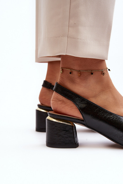 Sieviešu basenes  ar ornamentiem Laura Messi 2719 Melns