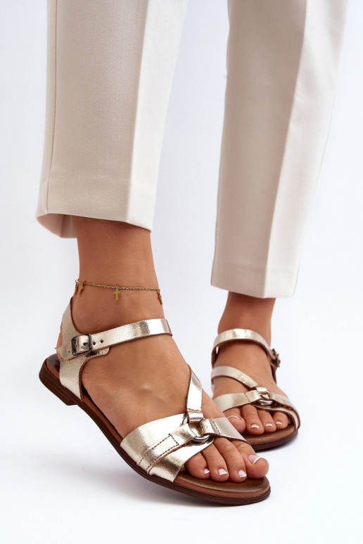 Zazoo 40182 Sieviešu basenes   Zelta krāsas Zazoo 40182 Sieviešu basenes   Zelta krāsas