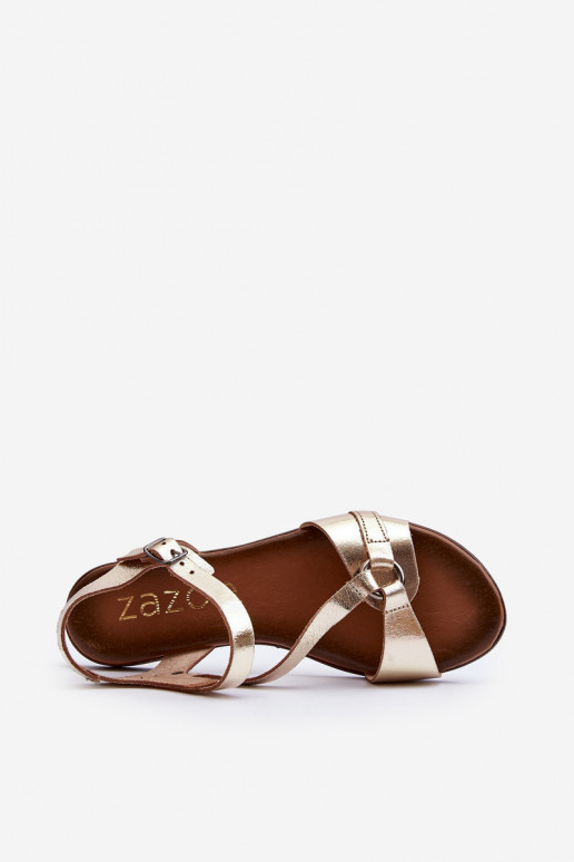 Zazoo 40182 Sieviešu basenes   Zelta krāsas Zazoo 40182 Sieviešu basenes   Zelta krāsas