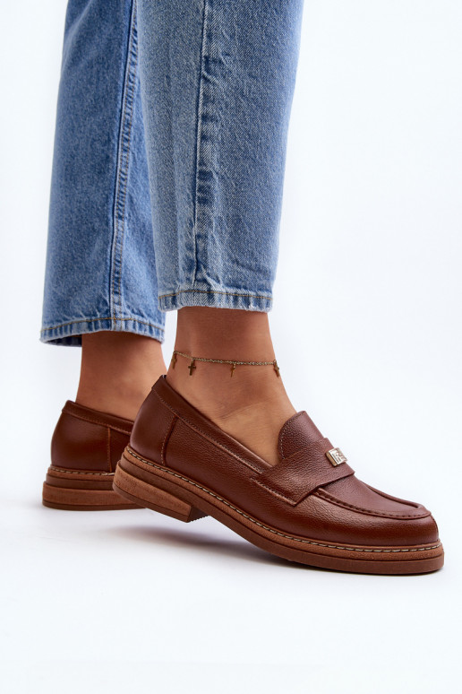 Zazoo 20165   sieviešu mokasīni brūnas krāsas Zazoo 20165   sieviešu mokasīni brūnas krāsas