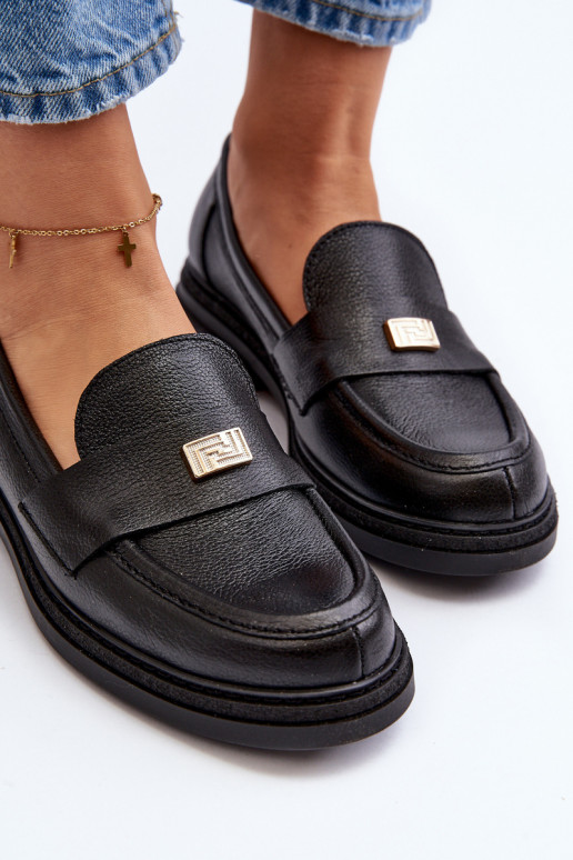 Zazoo 20165   sieviešu mokasīni Melns Zazoo 20165   sieviešu mokasīni Melns