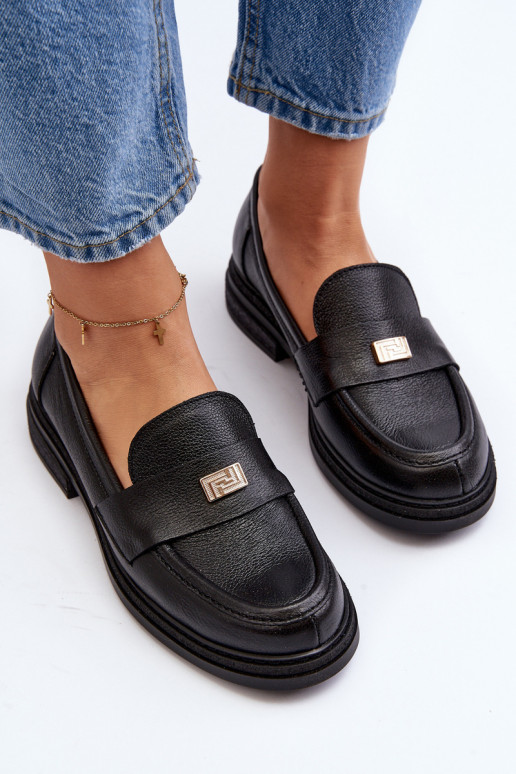 Zazoo 20165   sieviešu mokasīni Melns Zazoo 20165   sieviešu mokasīni Melns