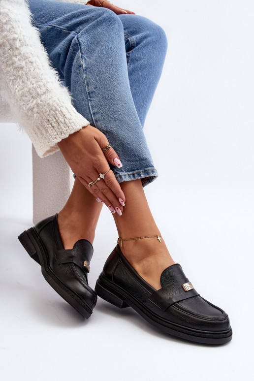 Zazoo 20165   sieviešu mokasīni Melns Zazoo 20165   sieviešu mokasīni Melns