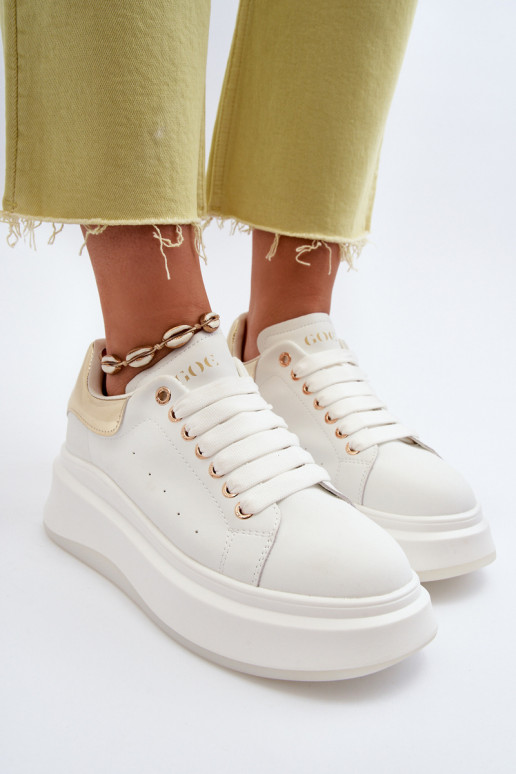 modeļa apavi  GOE NN2N4031 baltas krāsas    modeļa apavi  GOE NN2N4031 baltas krāsas