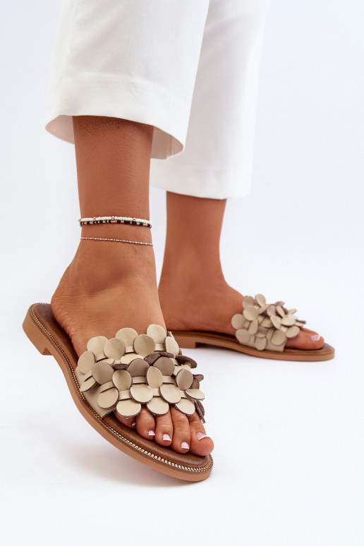 Zazoo 40381  Čibas no dabīgas ādas ar platiem papēžiem smilšu krāsas Zazoo 40381  Čibas no dabīgas ādas ar platiem papēžiem smilšu krāsas