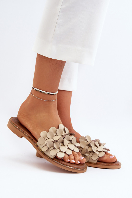 Zazoo 40381  Čibas no dabīgas ādas ar platiem papēžiem smilšu krāsas Zazoo 40381  Čibas no dabīgas ādas ar platiem papēžiem smilšu krāsas