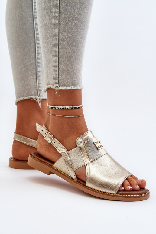 Zazoo 40385  Sieviešu basenes  Zelta krāsas Zazoo 40385  Sieviešu basenes  Zelta krāsas