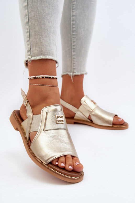 Zazoo 40385  Sieviešu basenes  Zelta krāsas Zazoo 40385  Sieviešu basenes  Zelta krāsas